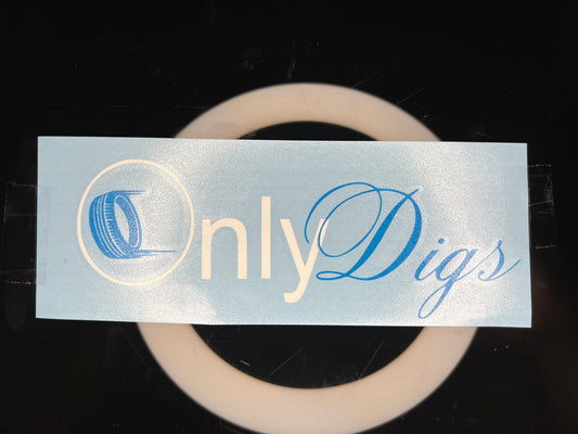 OnlyDigs Decal