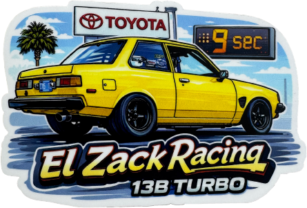 El Zack Racing Florida custom sticker