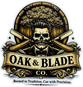 Oak N Blade Texas custom sticker
