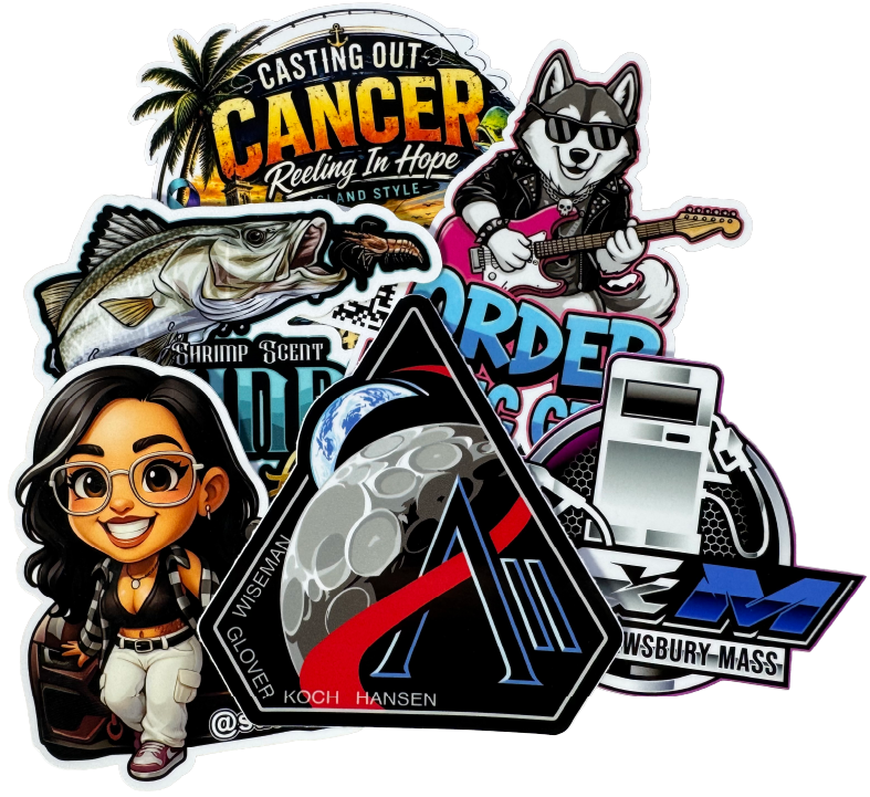 Custom vinyl stickers
