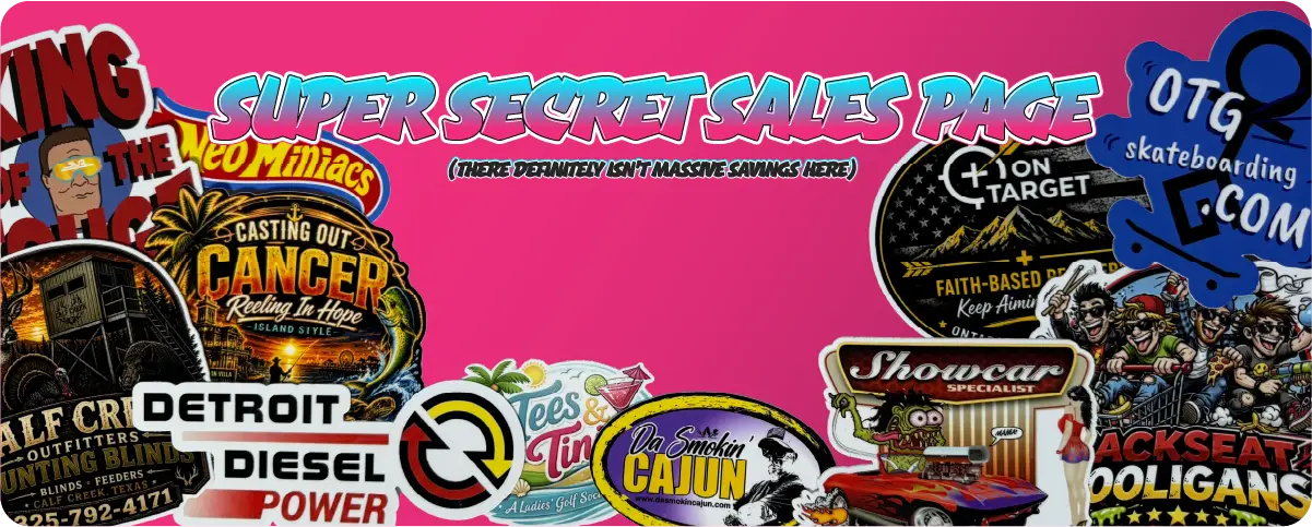 Sticker Madness Sale